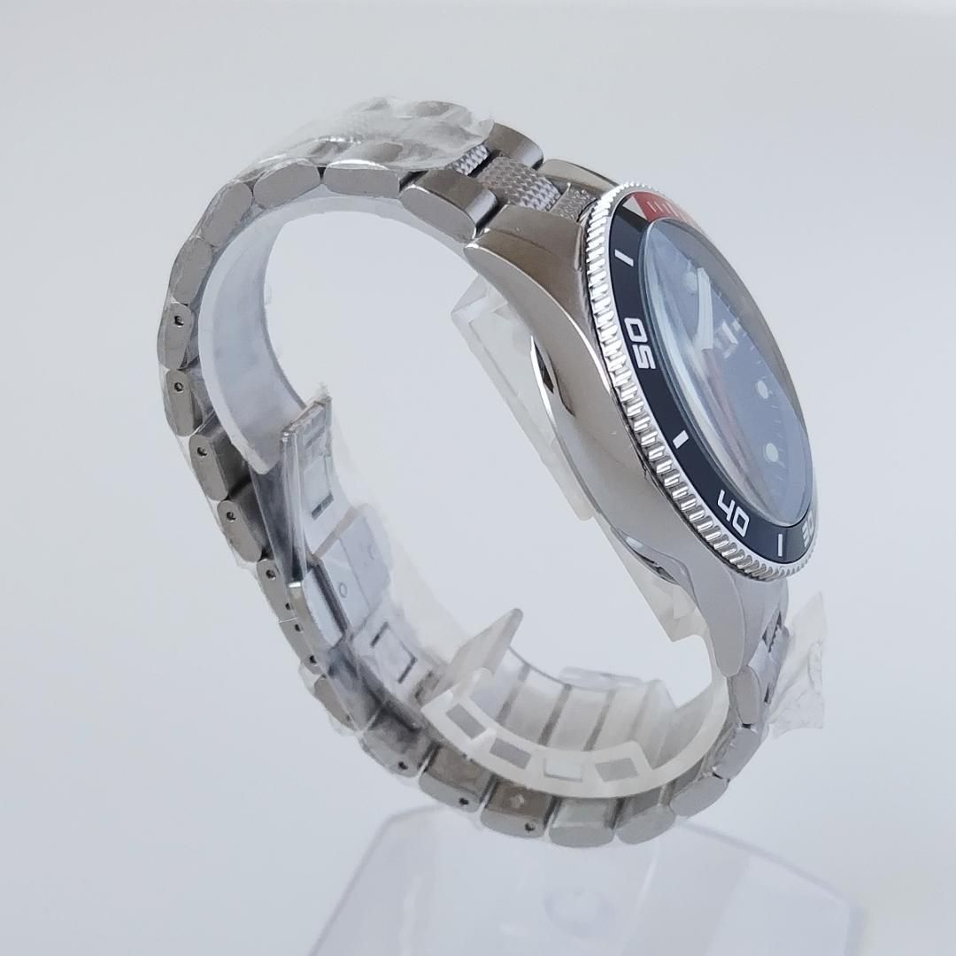シルバー/ブラック新品エンポリオ・アルマーニきれいメンズ腕時計40㎜かっこいいちーちゃん出品いろいろ