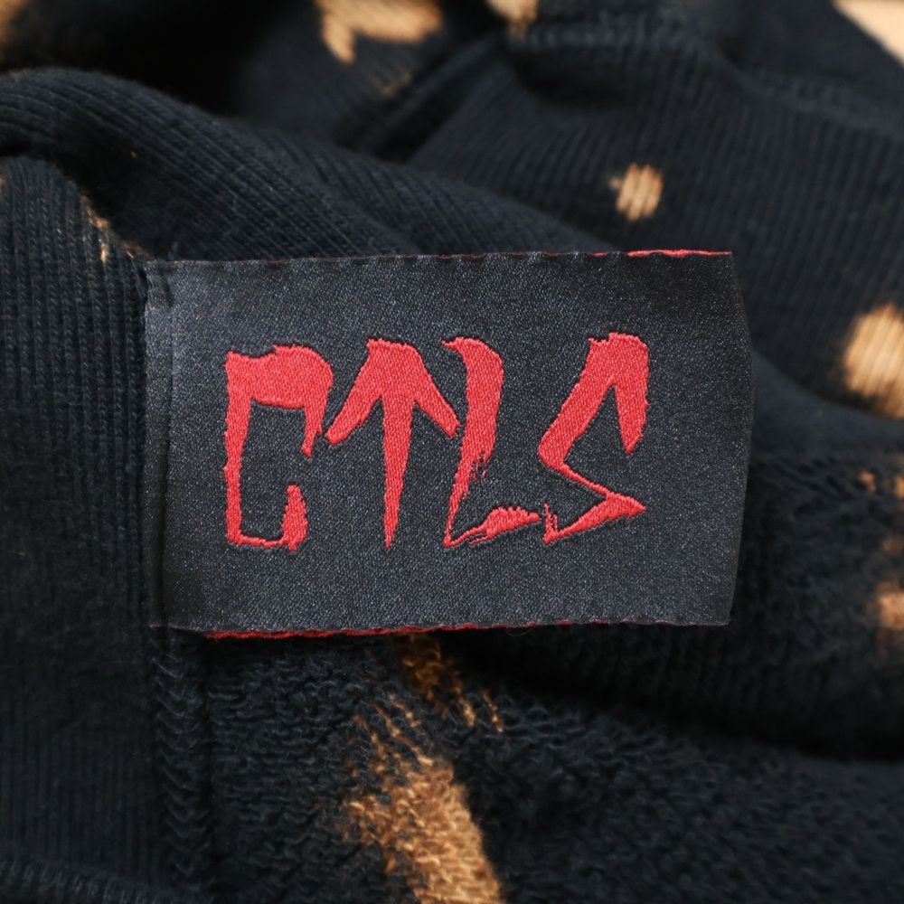 cvtvlist (カタリスト) ×SUXSOX HOODIE バッグプリント ブリーチ加工 