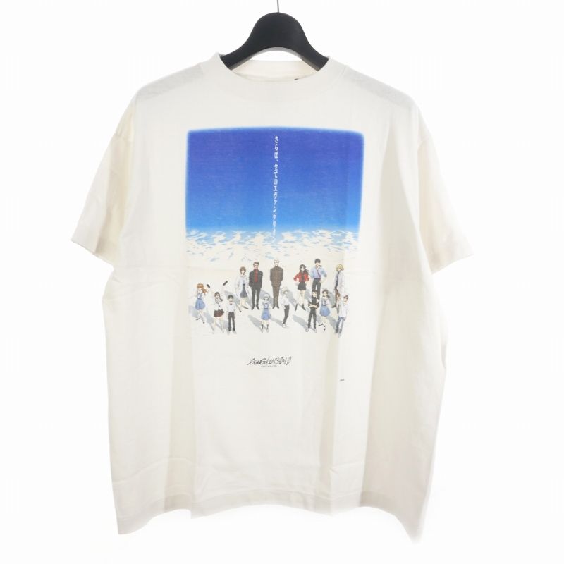 セントマイケル SAINTMICHAEL 25SS シン エヴァンゲリオン劇場版Tシャツ EV_SS TEE Tシャツ カットソー 半袖 M ホワイト|ブルー 白 青 SM-HR8-0000-C12
