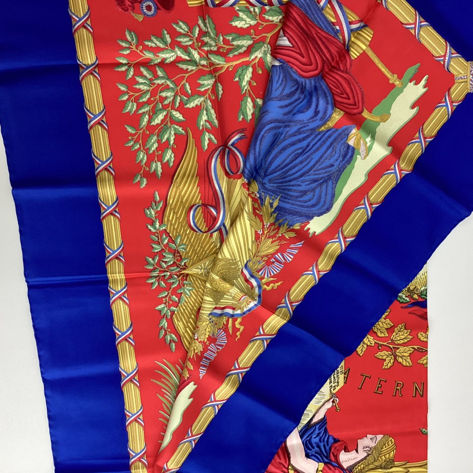 HERMES エルメス カレ90 LIBERTE EGALITE FRATERNITE REPUBLIQUE