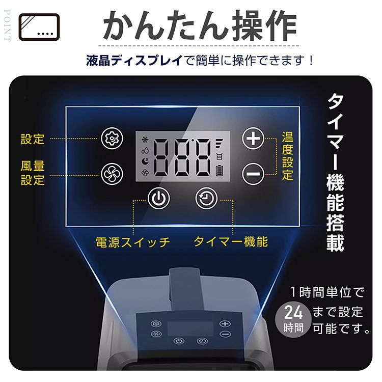 【美品・1泊のみ使用】EENOUR ポータブルクーラー ｜キャンプの酷暑対策に！ 美品・1泊のみ使用】EENOUR ポータブルクーラー ｜キャンプの