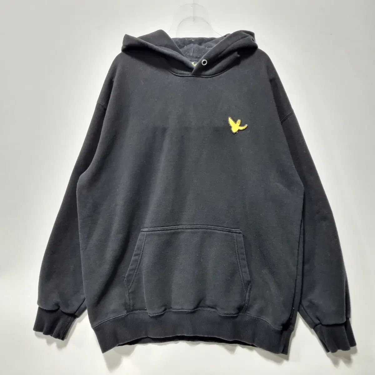 Mark Gonzales(マークゴンザレス) ワラティゼン 黒 オーバーサイズ フード付きTシャツ XL 25022506