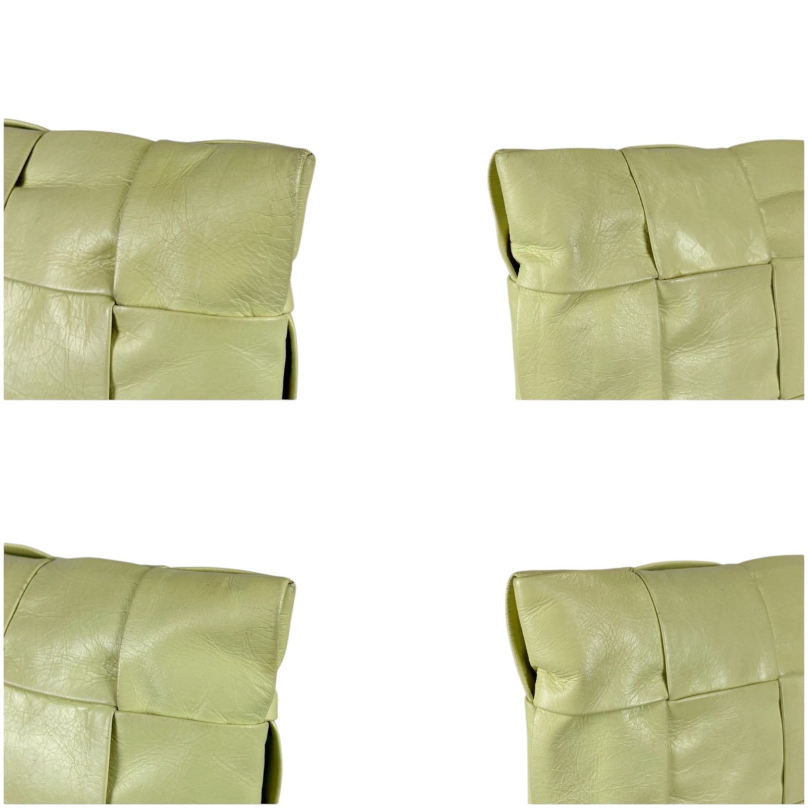 ボッテガヴェネタ BOTTEG VENETA クラッチバッグ セカンドバッグ マキシイントレチャートレザー ベージュ クリーム DECORATOM_COM_BR