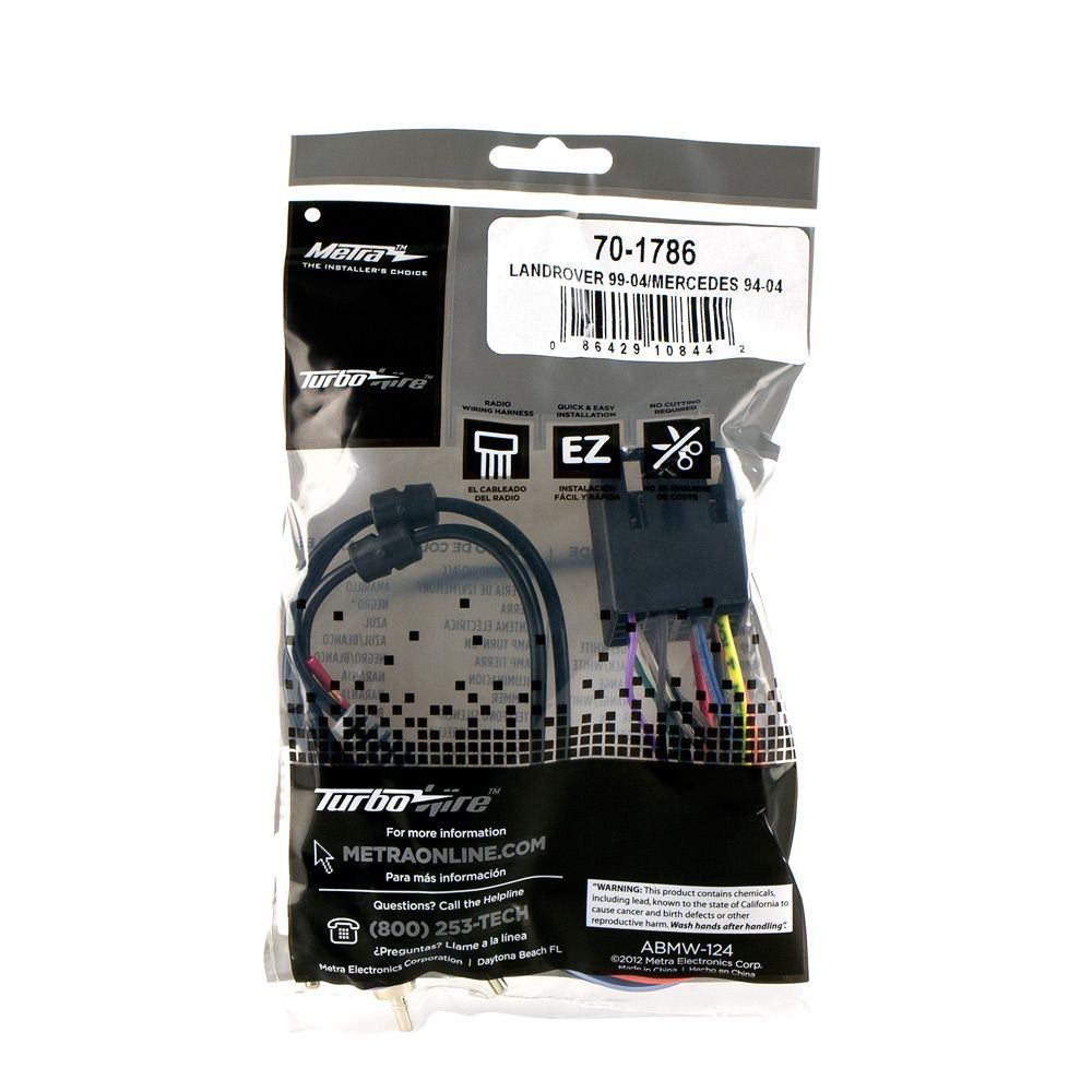 Metra 70-1786 – Harness | for Wiring Radio Stereo Electronics Land