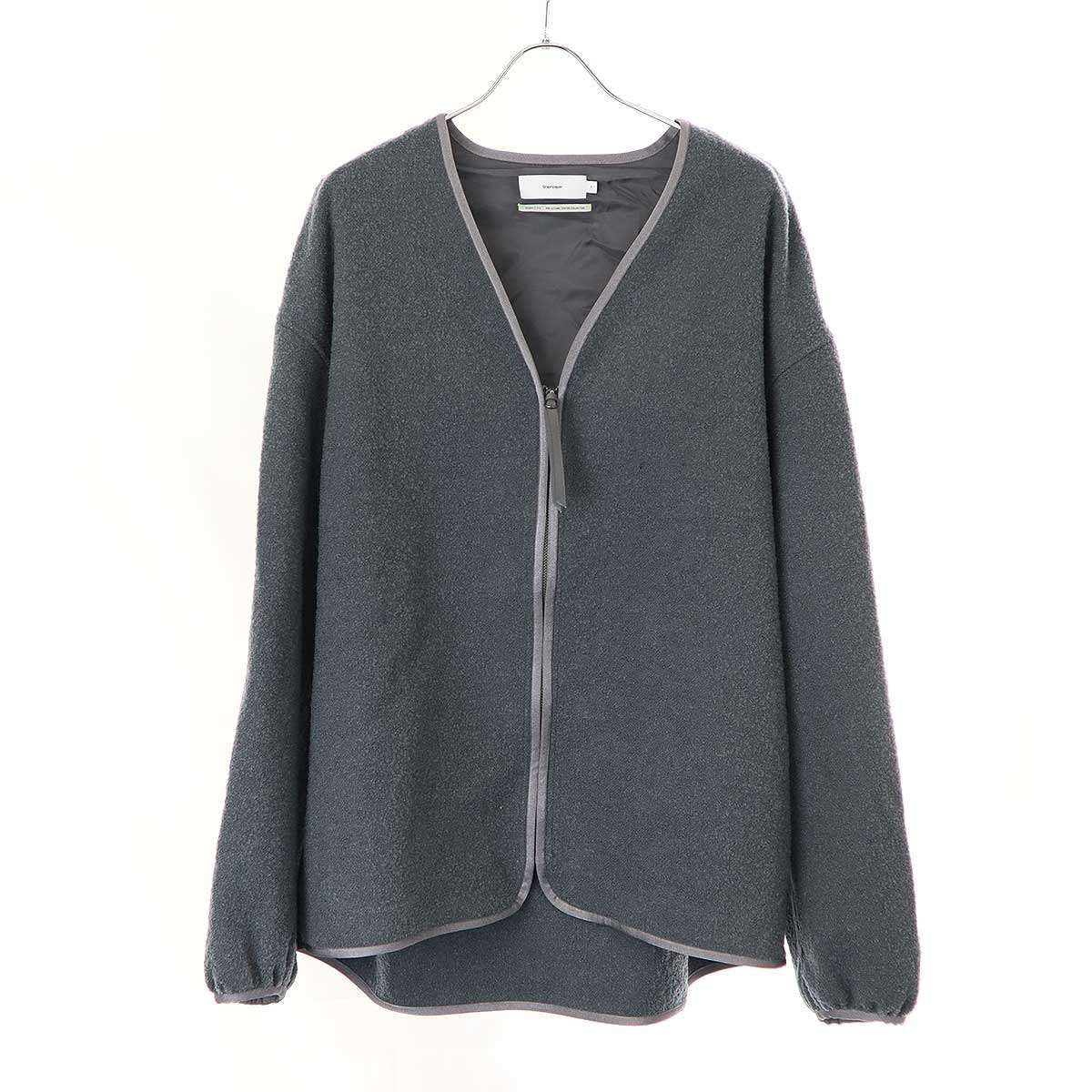 Graphpaper グラフペーパー 24AW Tri-Spin Loop Cardigan カーディガン GU243-10051 グレー 2