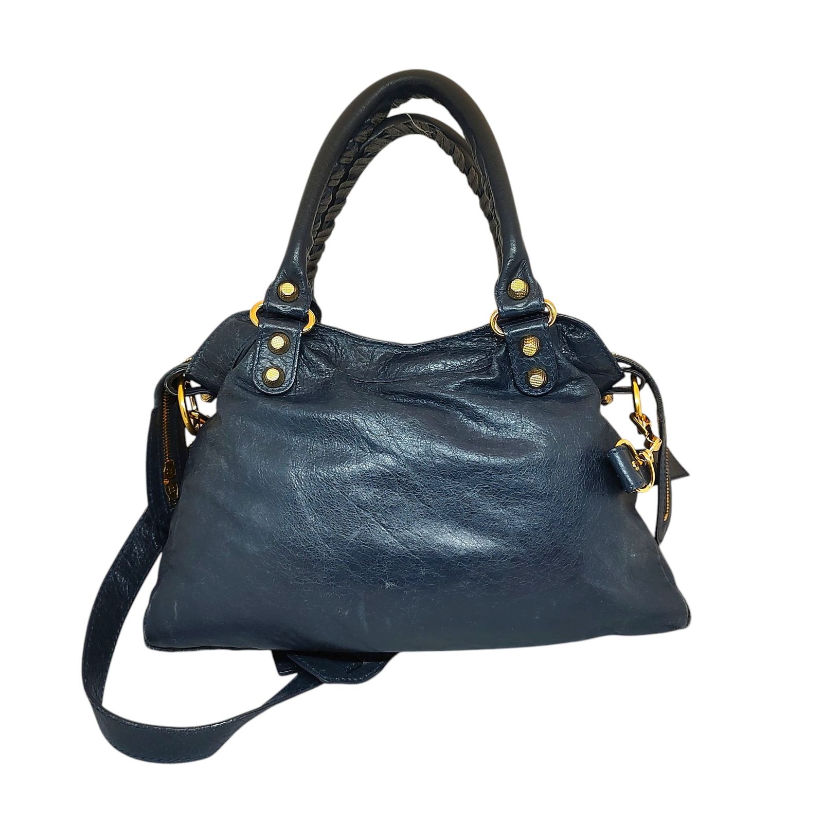 BALENCIAGA バレンシアガ 2WAY レザー シティ ジャイアント ショルダー 
