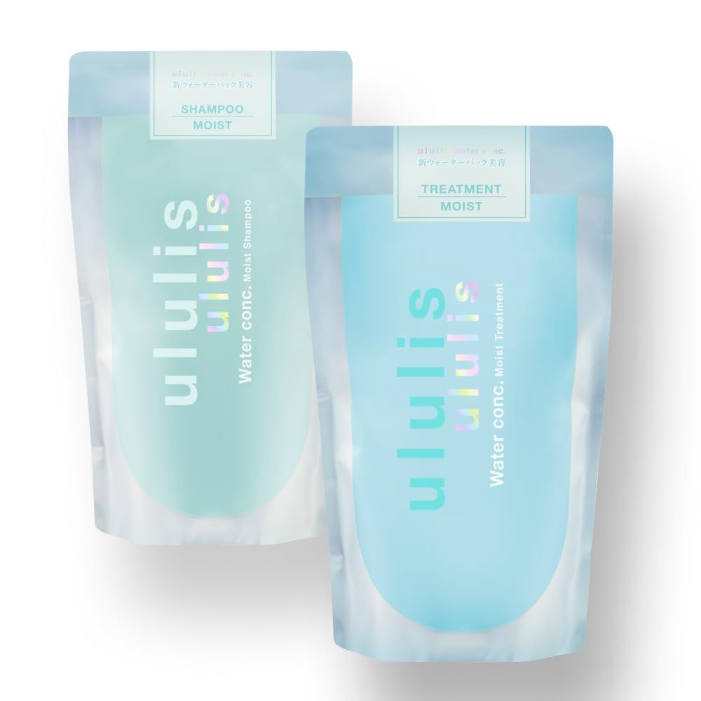 シャンプー モイスト トリートメント ウォーターコンク ] ブルー 詰め替え の 保湿 [ セット ウルリス ululis