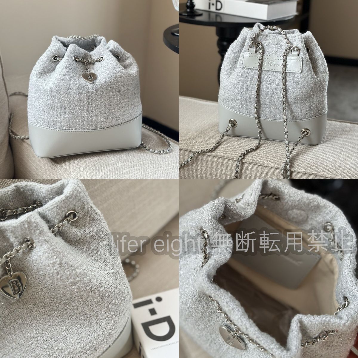 ✨🔥💼新品 韓国 The Barnnet スタイリッシュなツイードチェーン