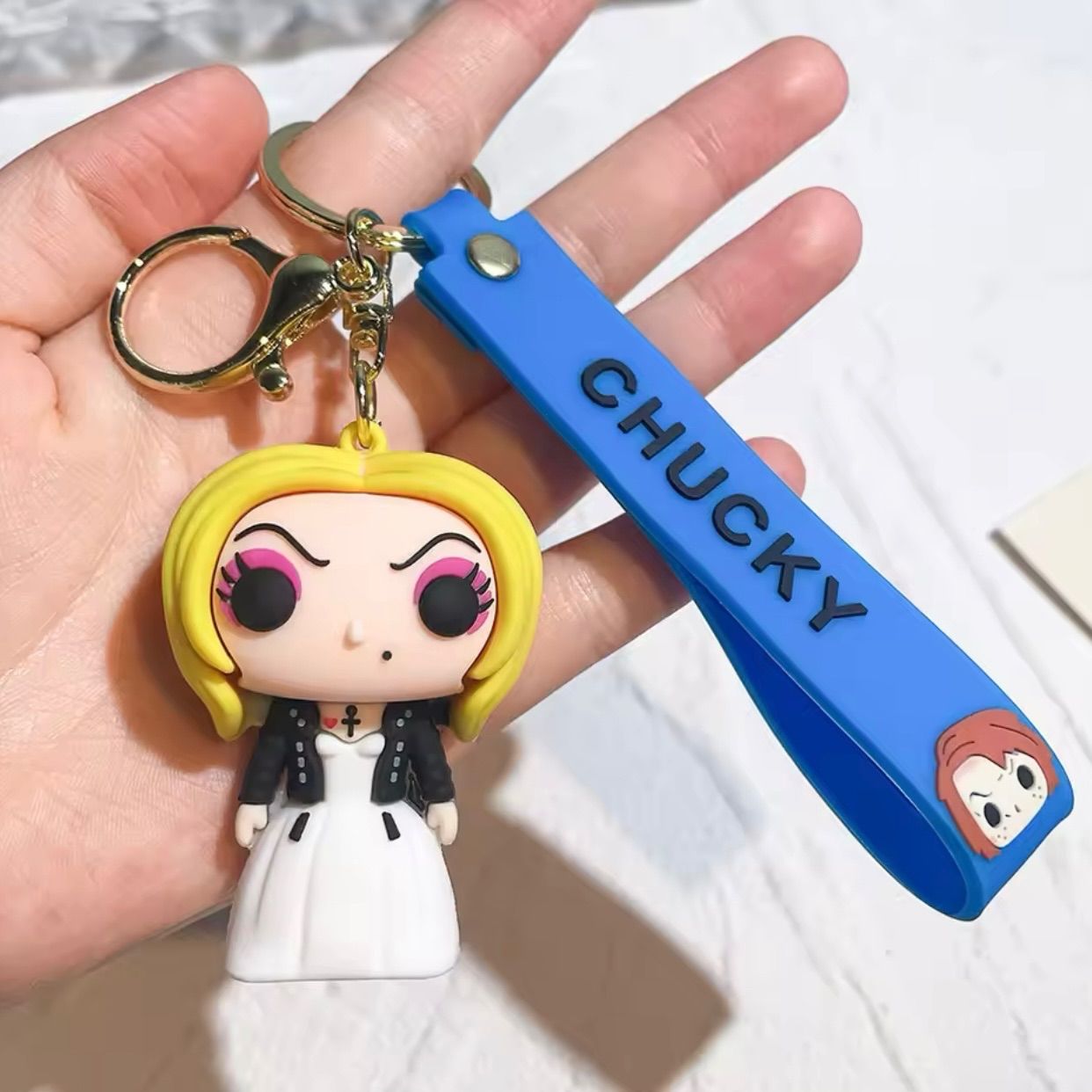 ハロウィン ホラー フレディ・クルーガー キーホルダー ストラップ エルム街の悪夢 フレディ・クルーガー キーホルダー 人形 ドール