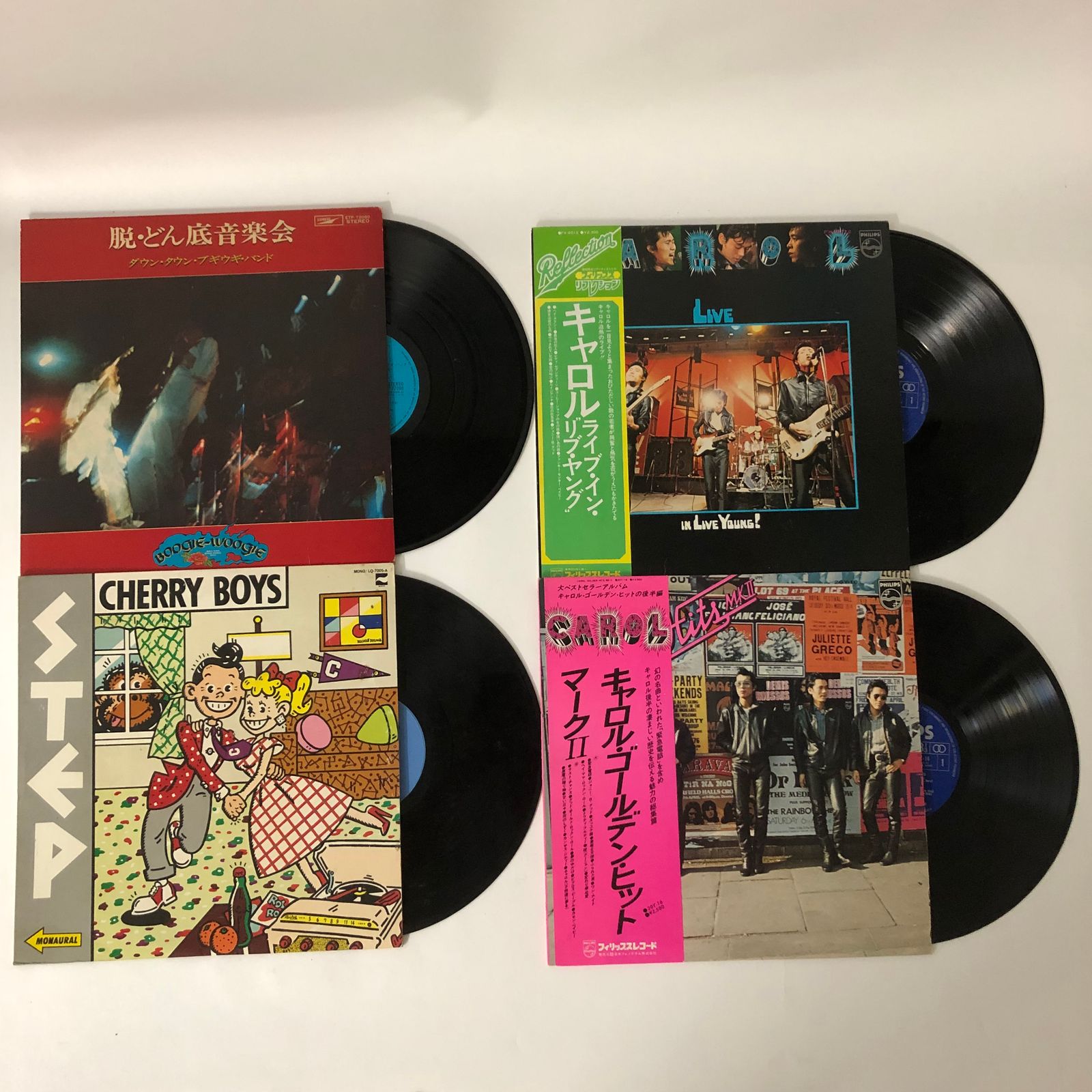 矢沢永吉 キャロル レコードセット アルバム25枚 シングル4枚 矢沢永吉