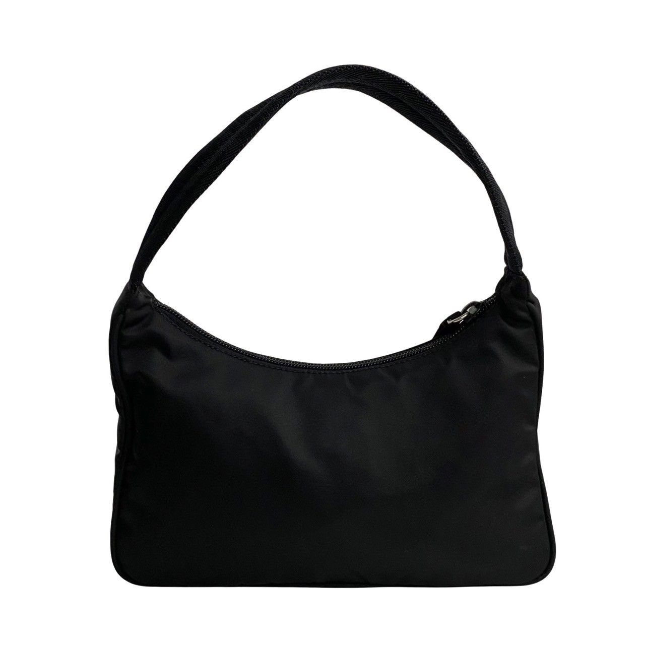 極 美品 プラダ 三角ロゴ レザー ハンドバッグ ミニ トートバッグブラック. PRADA 未使用保管品 袋付き プラダ 三角ロゴ 金具 ヴィッテロ