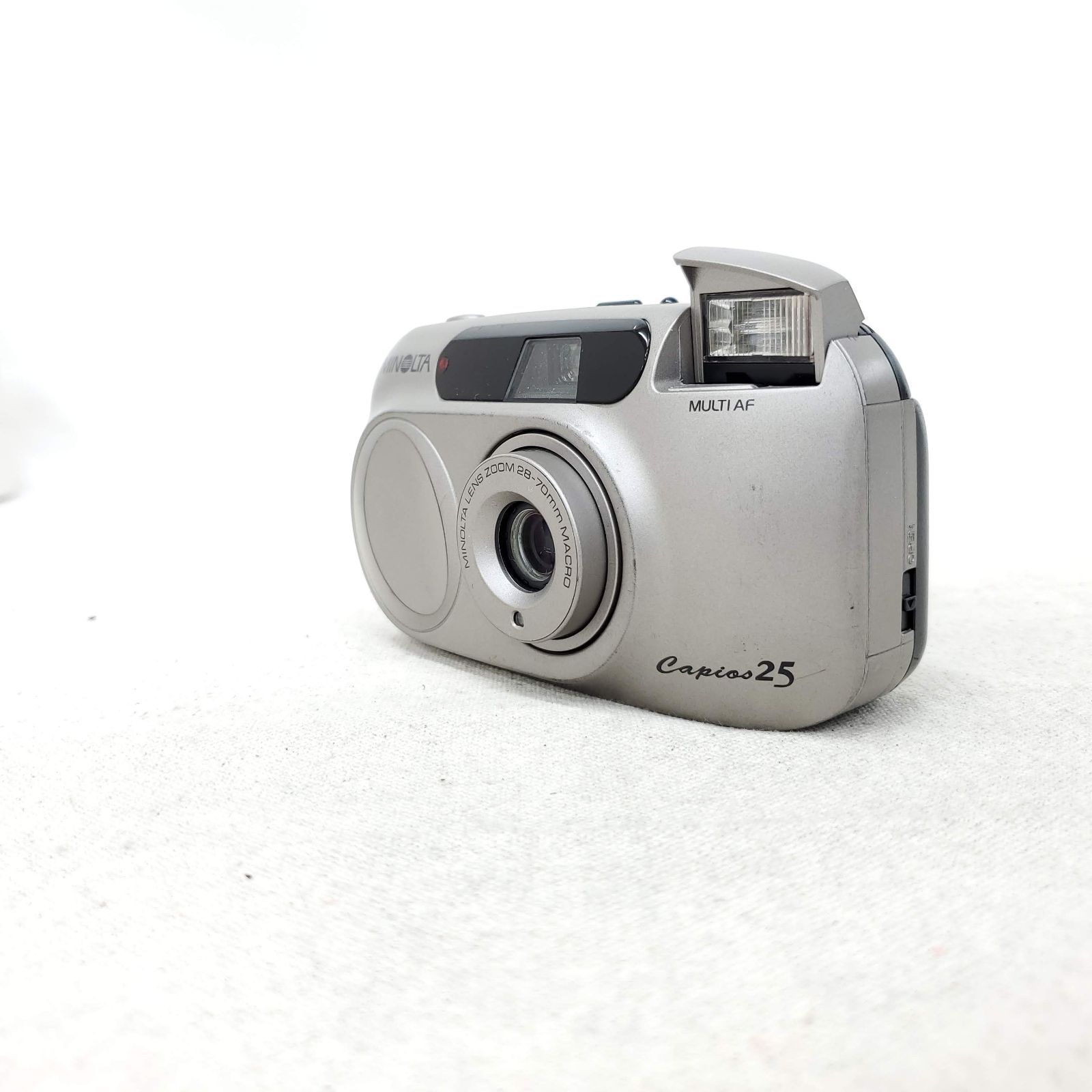 スノーブルー 美品 動作確認済み MINOLTA capios 25 コンパクト