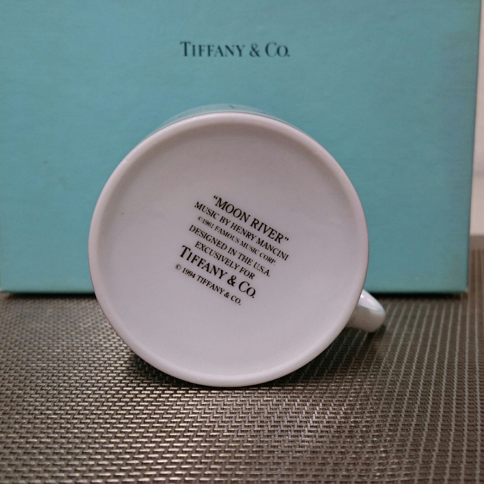 ティファニー ムーンリバー MOON RIVER カップ&ソーサー 元箱あり 中古 