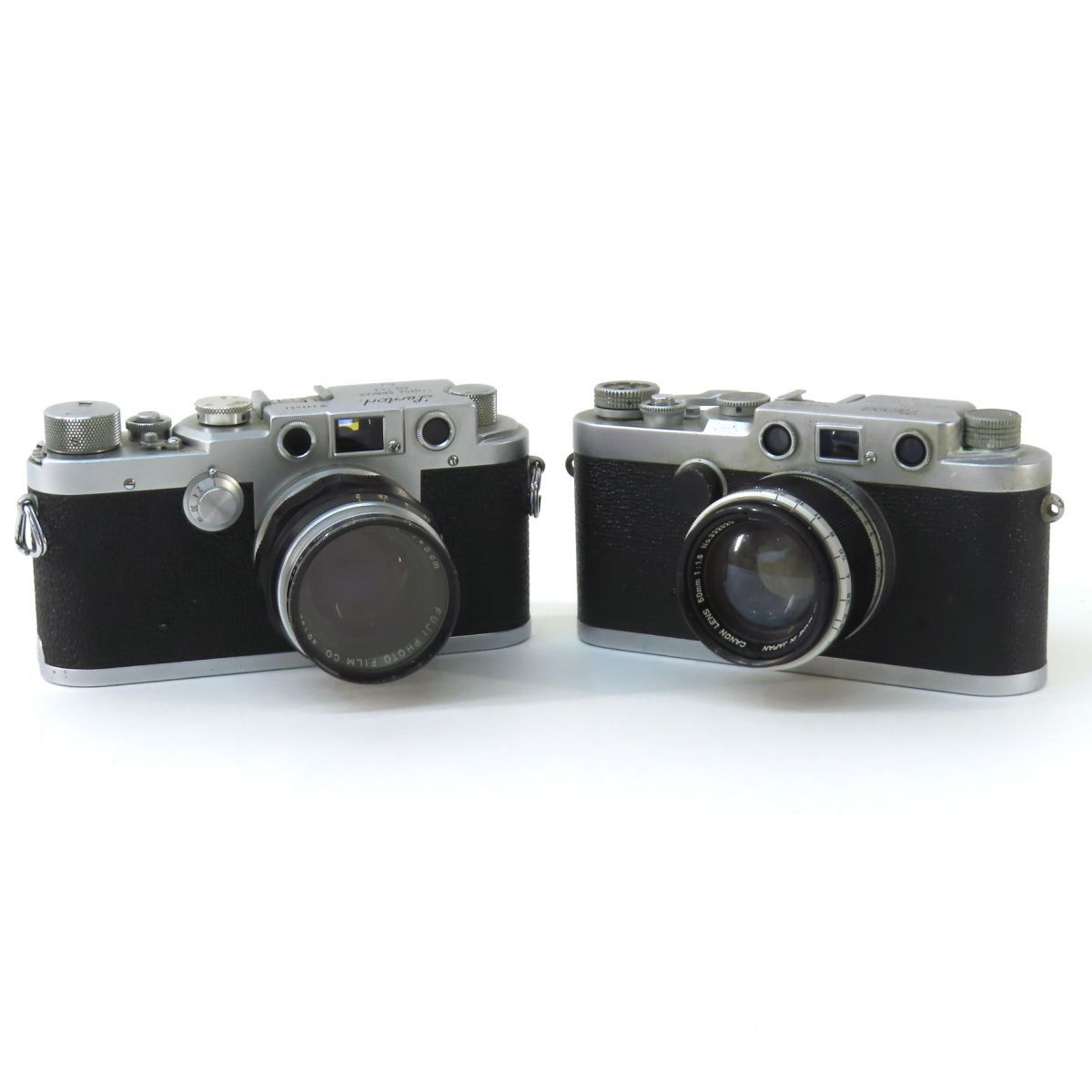Leotax レオタックス レンジファインダー FUJINON L 5cm F2＆Nicca ニッカ レンジファインダー Canon 50mm F1.8 現状品