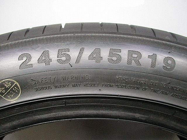 中古夏タイヤ□245/45R19□1本□トライアングル□SPORTEX TSH11