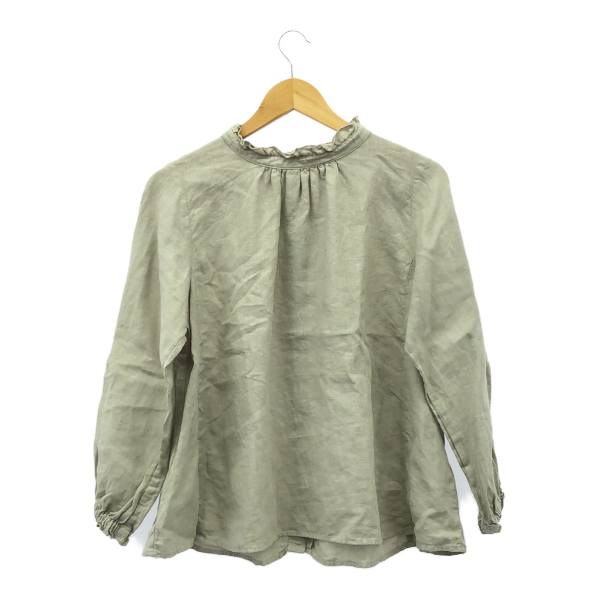 NEST ROBE ネストローブ 01235-1310-54 リネンスタンドフリルブラウス 