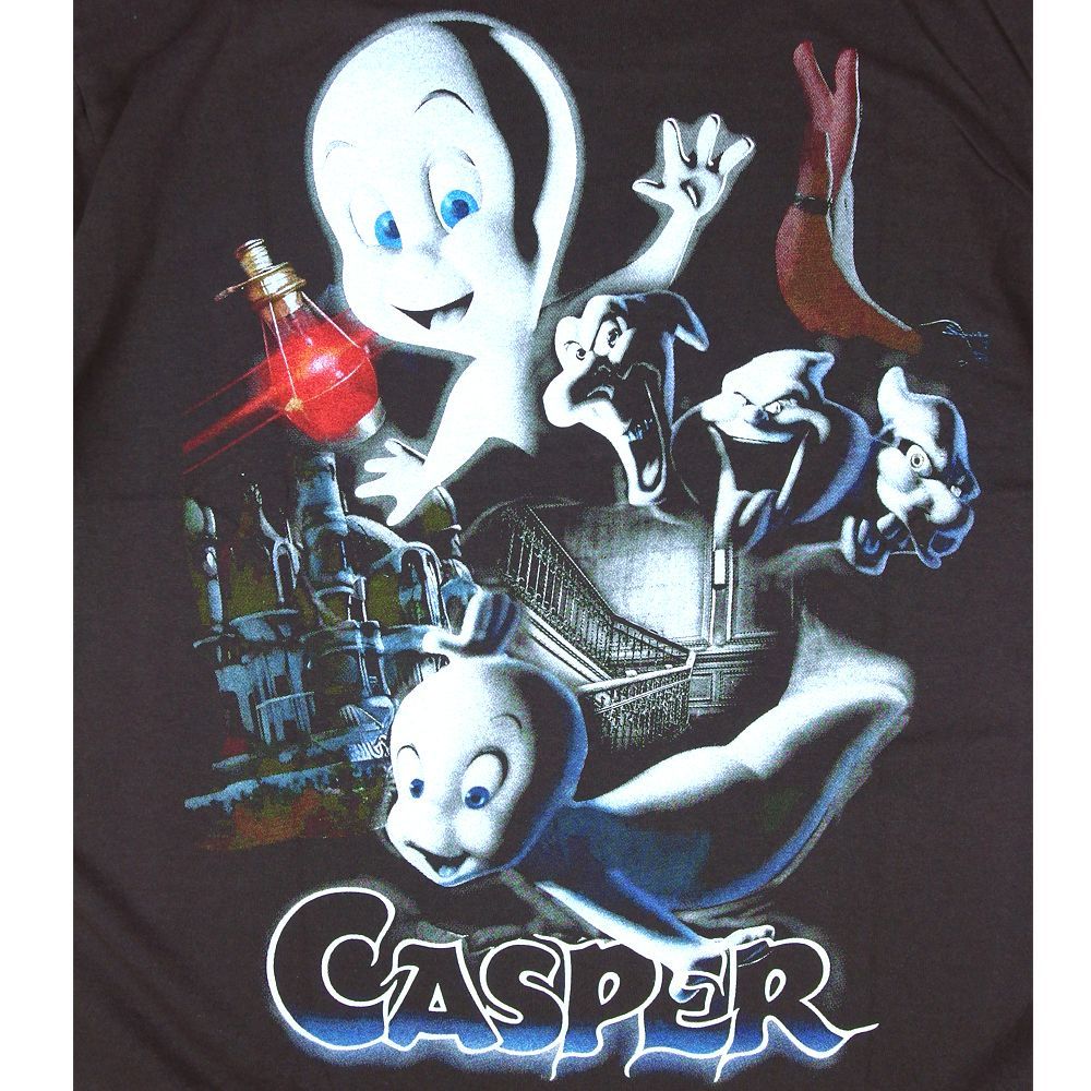 【希少 レア】90s Casper Tシャツ 90s Casper , vintage movie t-shirt | A46