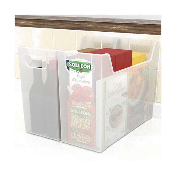 ナカバヤシ抗菌ファイルボックス A4ヨコ 背幅130mm クリアホワイト FBK-E04-CW 1セット 10個