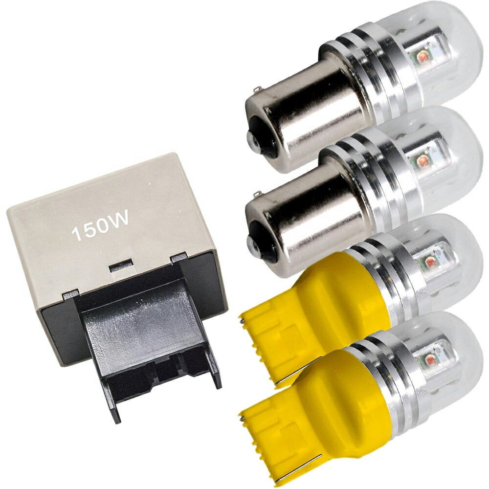 鬼爆閃光 ジムニー JB23W [H10.10～H30.6] LEDウインカー球前後セットE+8ピンハイフラ防止ICウインカーリレー