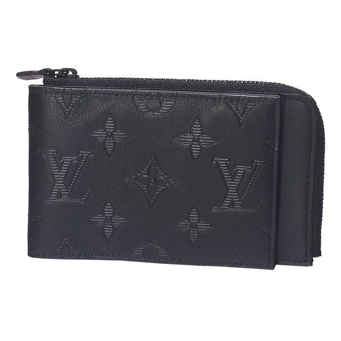 ルイ ヴィトン LOUIS VUITTON モノグラム シャドウ ハイブリッド ウォレット 2つ折り財布 M81526 ノワール