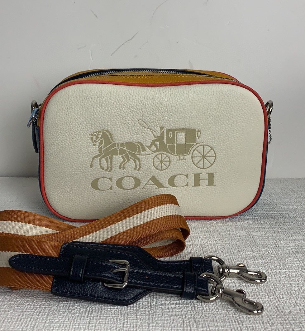 新品COACHコーチ C2057-3041 サドル ダブルファスナー ショルダーバッグ レディースバッグ クロスボディバッグ - メルカリ