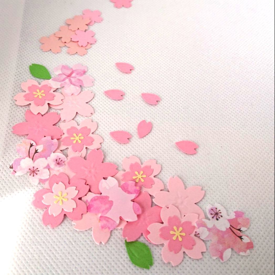 桜 クラフトパンチ 少量セット 計60枚 - メルカリ