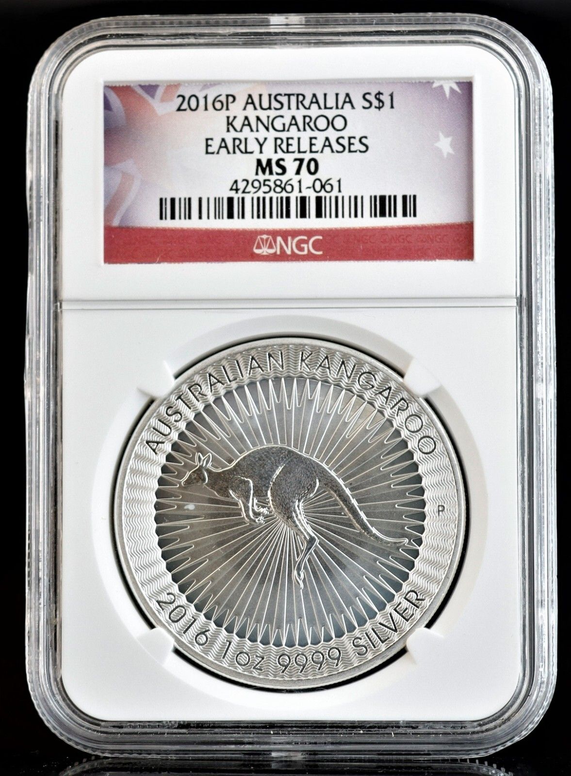 2016-P 1 oz Atralia Kangaroo Early Releases NGC MS70