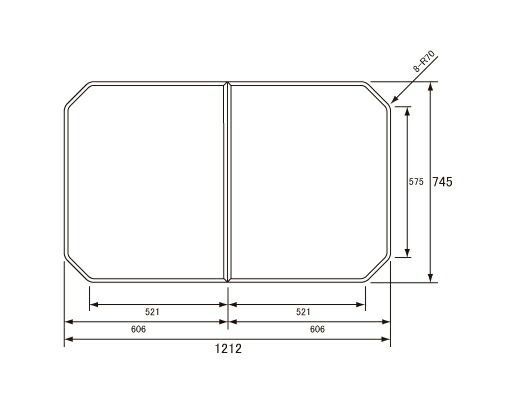 パナソニック Panasonic(松下電工 コレクション ナショナル) 風呂ふた