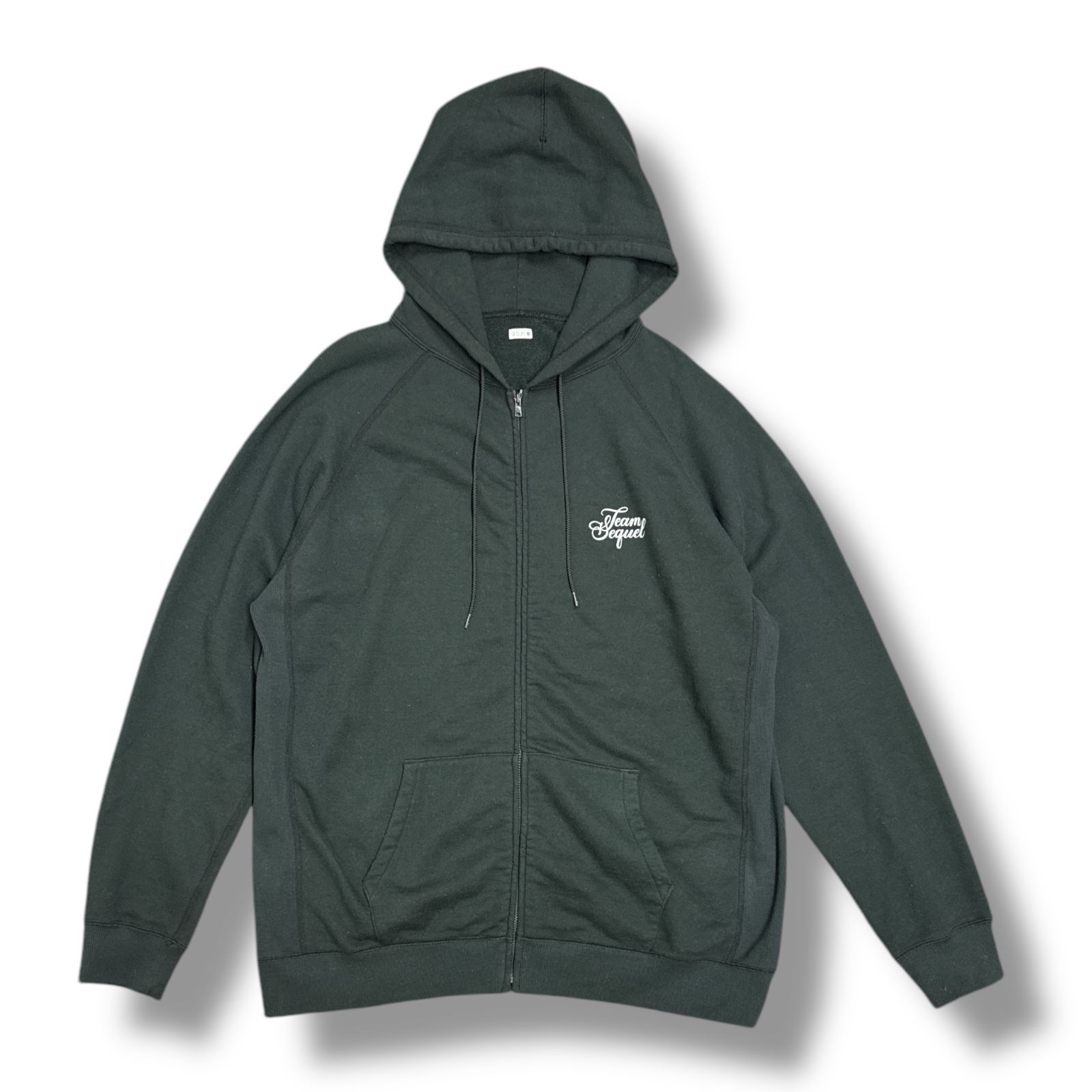 参考上代36300円 SEQUEL 24SS T/C ZIP HOODIE ジップフーディー