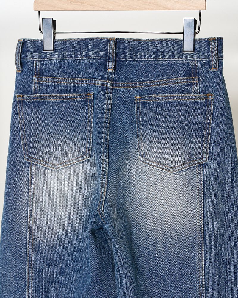 YENN イエン KNEE TUCK DENIM PT ニータックデニムパンツ y252