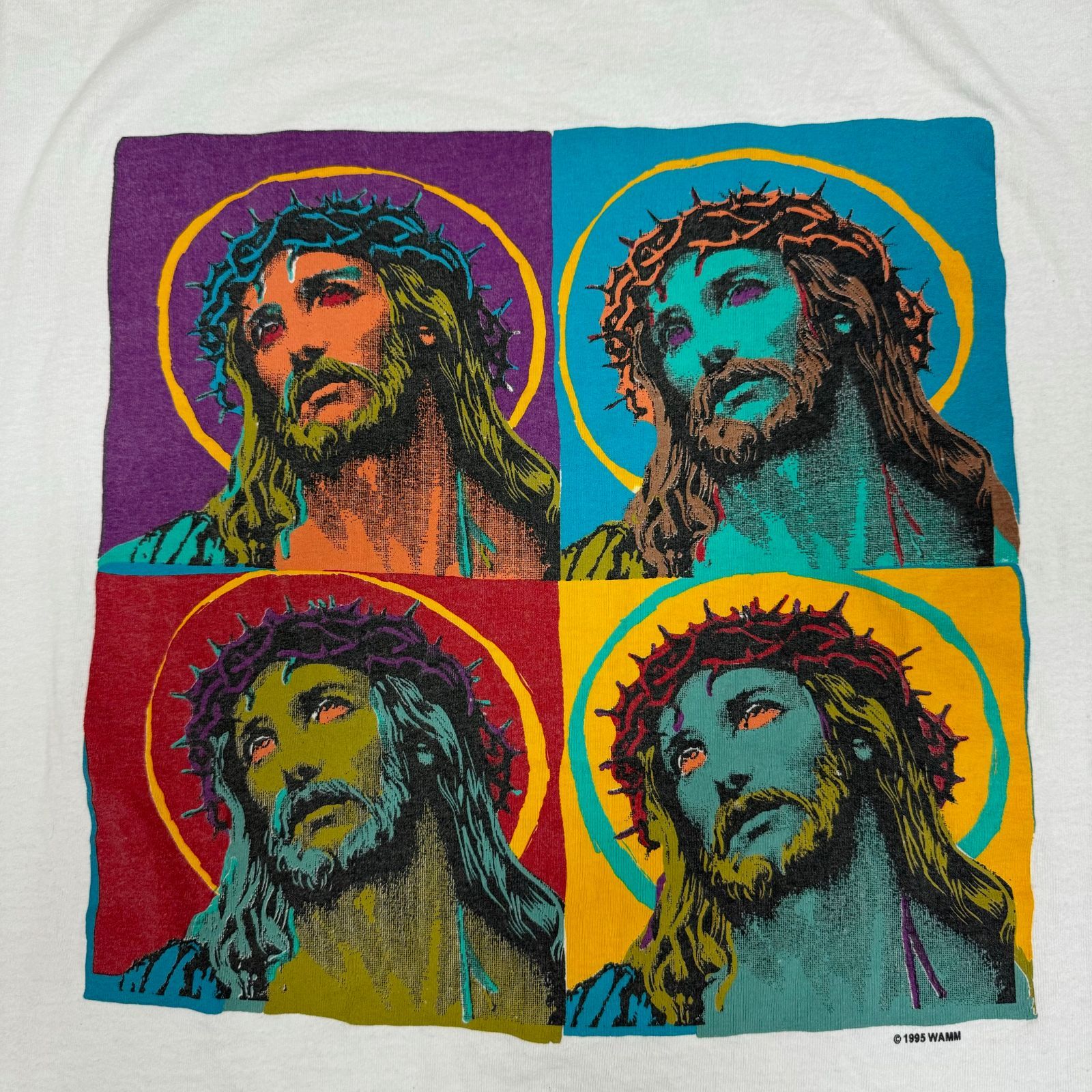 VINTAGE ANDY WARHOL JESUS TEE ジーザスTシャツ ヴィンテージ 古着 90