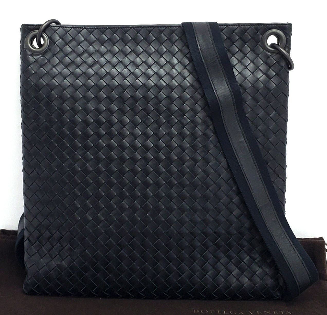 D2276◇新品同様【ボッテガヴェネタ】イントレチャート ショルダー  