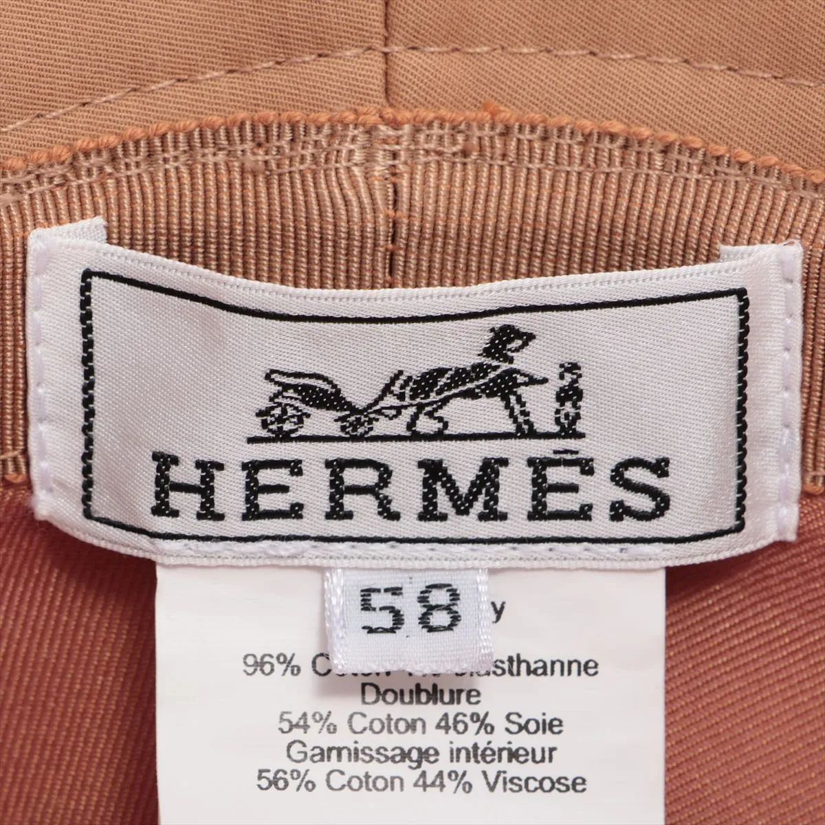 HERMES エルメス ハット ベージュ 58 4103523D0155 h8000247_1.jpg