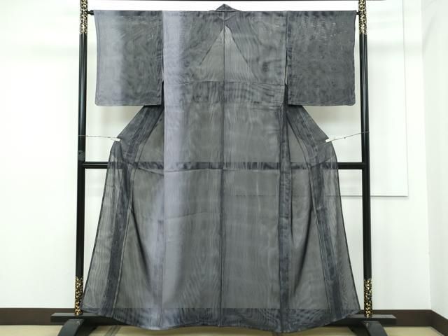 平和屋着物□極上 訪問着 無双 紗袷 紗×紗 間道 反端付き 逸品 未使用  