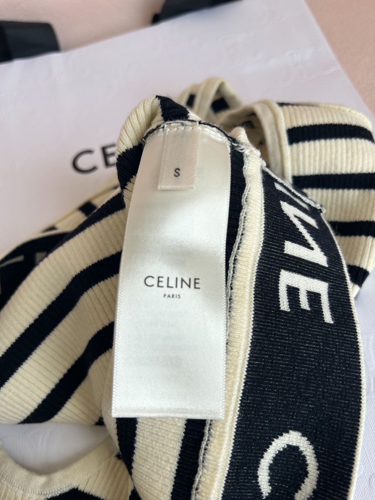 【CELINE】 CELINE アスリート ブラ / メッシュ CELINE】アスリート ブラ メッシュ☆ブラック☆Sサイズ