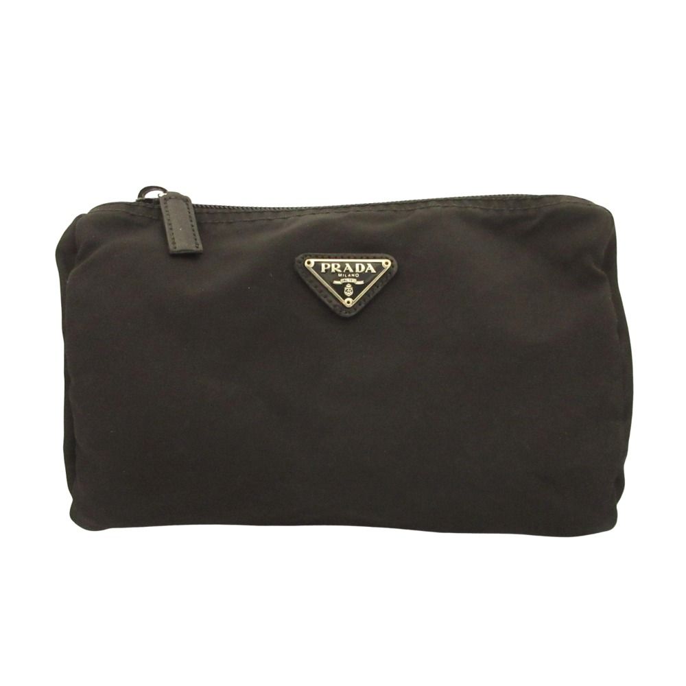 PRADA プラダ トライアングルロゴ ナイロン ポーチ ミニ バッグ