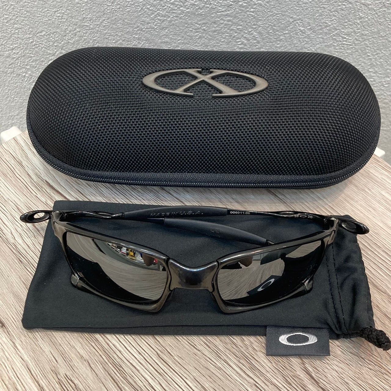 OAKLEY カーボンブラック サングラス ◇ OAKLEY オークリー X-SQUARED エックススクエアード