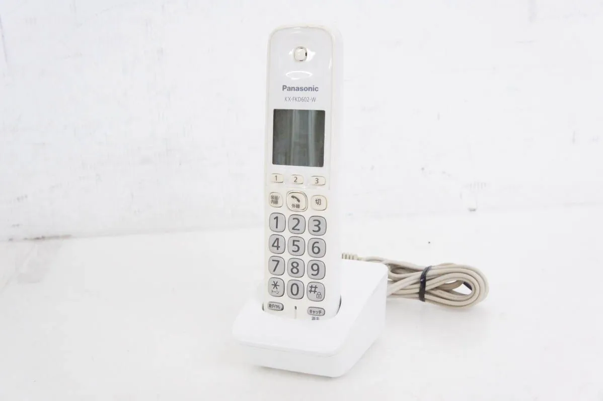 Panasonicパナソニック 増設子機 KX-FKD602-W 機/FAXに