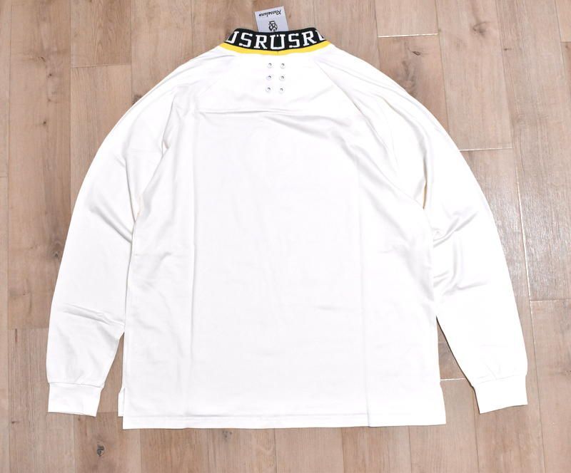 ラッセルノ ゴルフ リブカラー LF モックネック ゴルフバッグ 4 M 5 L 6 XL 7 2XL RS-2240606 ホワイト Russeluno Golf WWW_NOITHATQUANGTHANH_NET