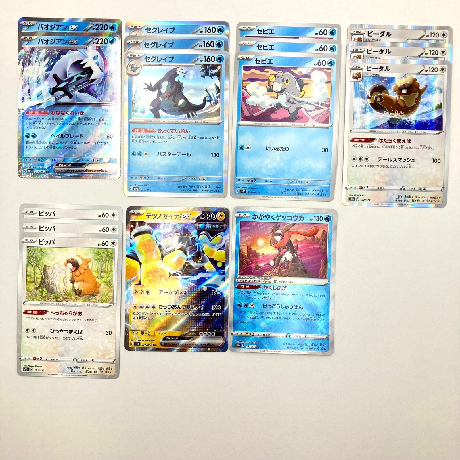 01m2473 ポケモンカードゲーム ポケカ パオジオンex 構築済み