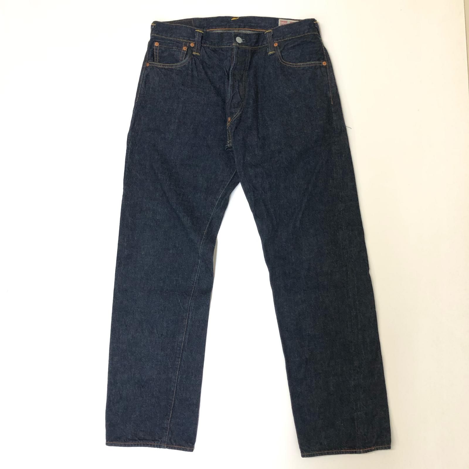 【物流センター】 中古 EVISU | エヴィス デニムパンツ NO1 SPECIAL カモメペイント LOT2000 ブルー 【107】