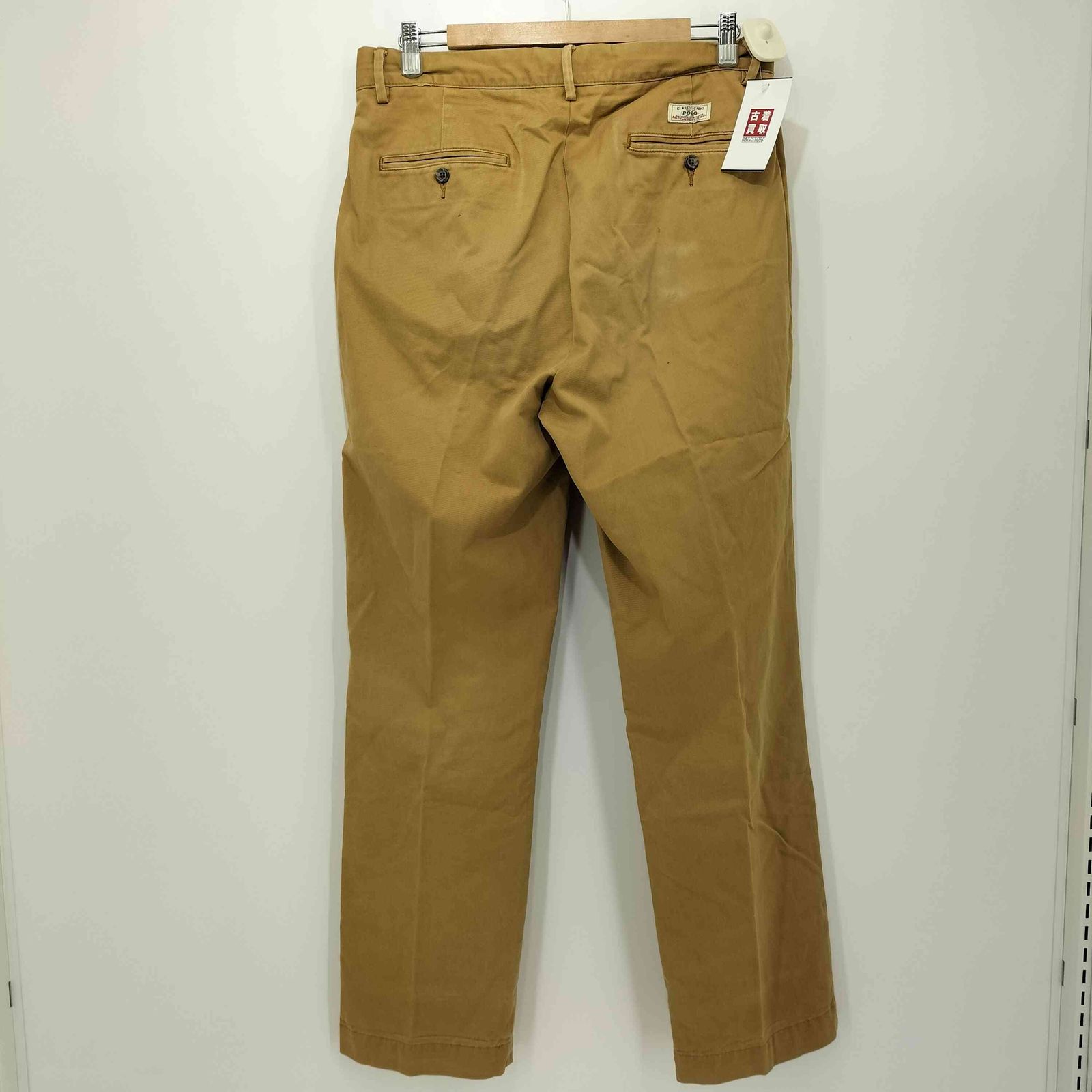 ポロバイラルフローレン　希少！ノータック チノ パンツ　チノパン 30 ポロバイラルフローレン Polo by RALPH LAUREN 90S ポニー無し