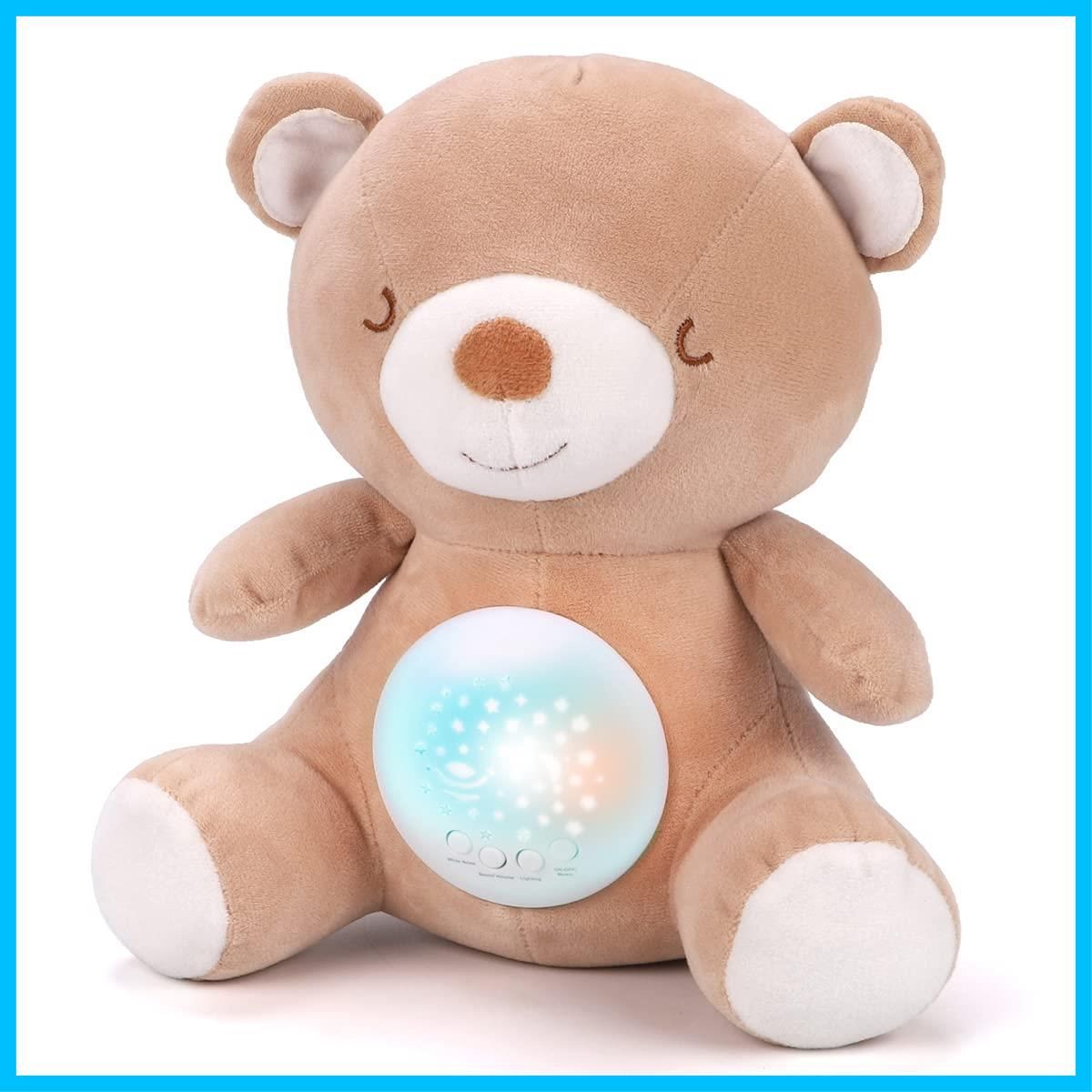 【在庫処分】，【人気商品】，【特価商品】，【特価】くま ぬいぐるみ 睡眠誘導マシン 新生児 家庭用 おもちゃ おもちゃ 1歳 プラネタリウム 出産祝い オルゴール 女の子 ホワイトノイズ 