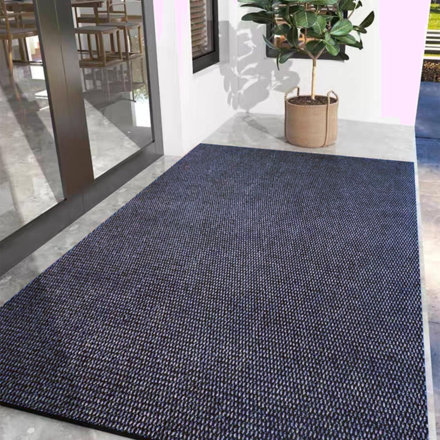 ラグ Color:グレー_Size:120cm*150cm 玄関マット キッチンマット屋外 室内