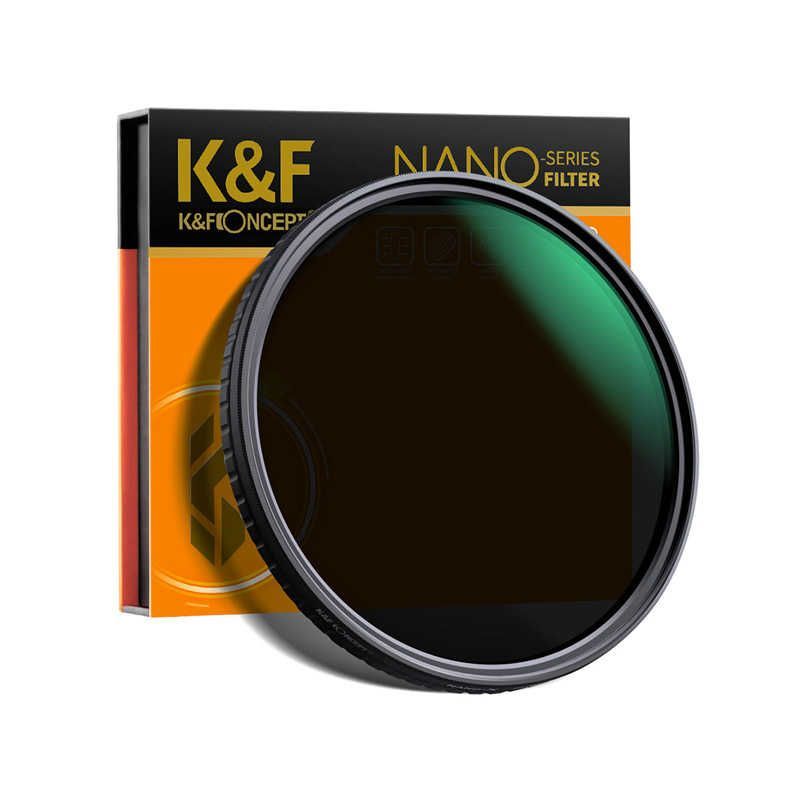 送料無料 ♥ 未開梱 K＆FCONCEPT NANO-X バリアブルNDフィルター 55mm 減光範囲ND32~ND512 KF-55NDX32-512