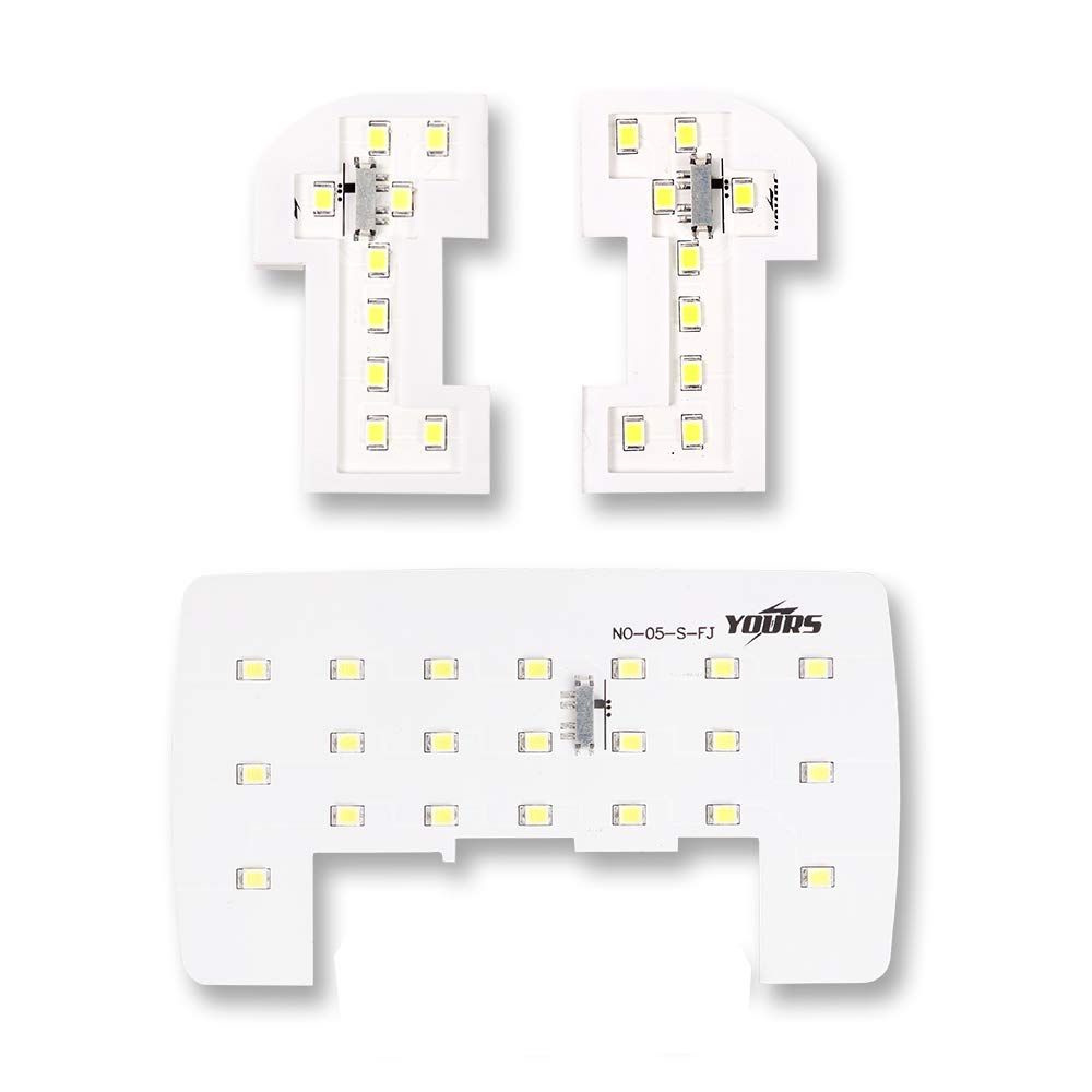 新品 YOURS(ユアーズ) ホンダ N-BOX エヌボックス N-BOX CUSTOM エヌボックスカスタム JF1 JF2 (前期) (減光調整付き) 専用設計 LED ルームランプセット (専用工具付) カスタム パーツ アクセサリー ドレ