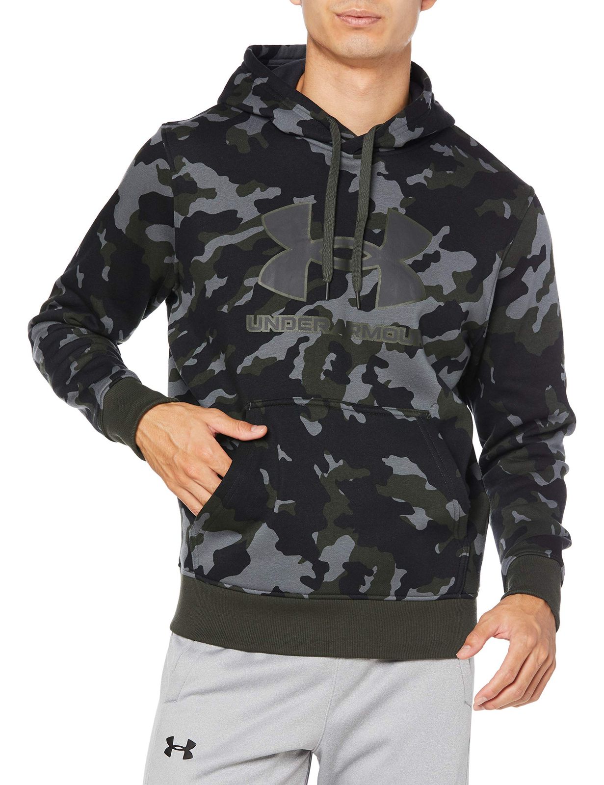 [アンダーアーマー] スウェット_パーカー UA Rival Fleece BL Printed メンズ 310 日本 SM (日本サイズS相当) [310] [S]