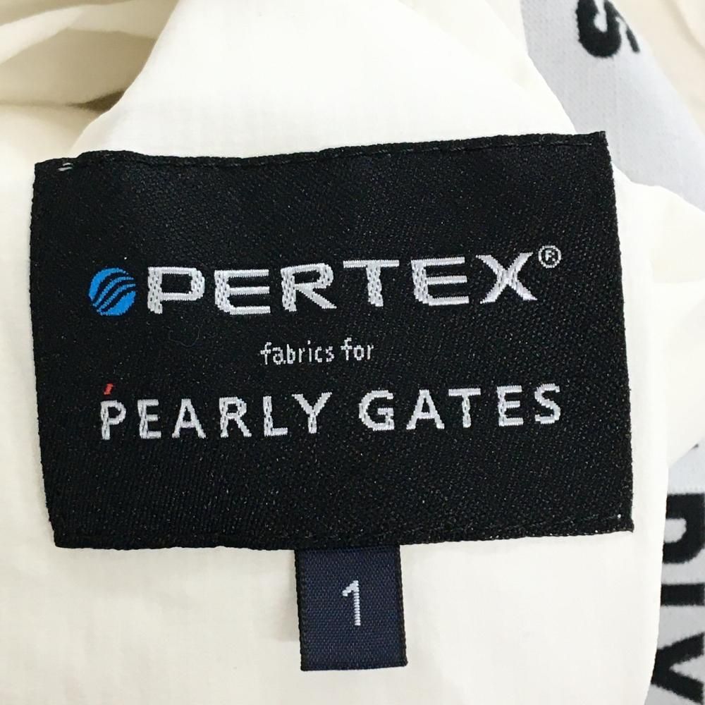 パーリーゲイツ スニード 白 ロゴ総柄織生地 薄手 ブルゾン レディース