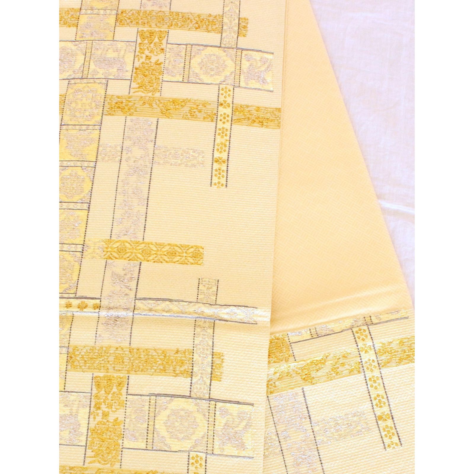 【未使用】obi 帯　六通正絹袋帯　正絹　　袋帯　着物　西陣織 200300691.jpg