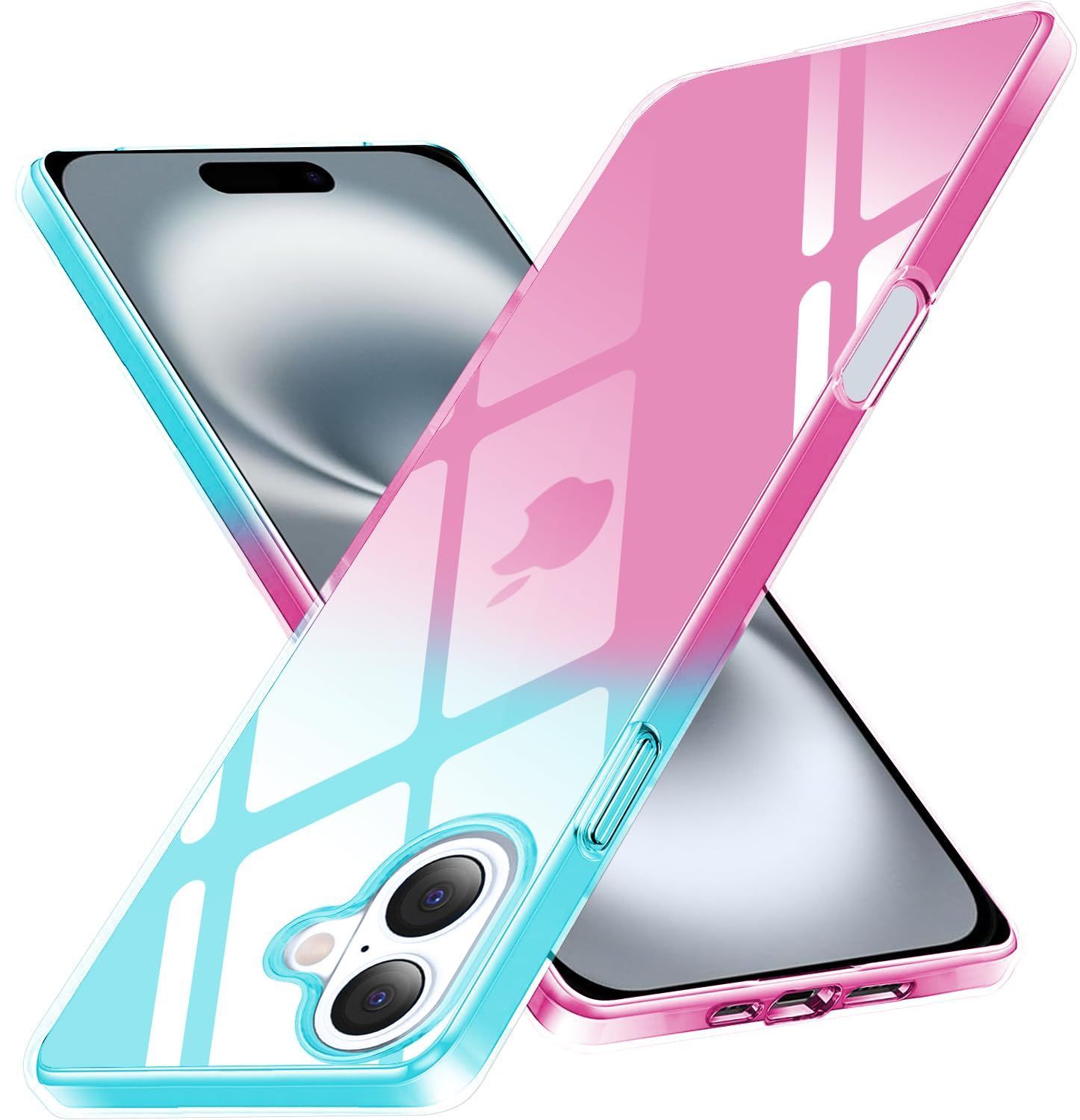 商品 クリア 薄型 TPU ケース 耐衝撃 グラデーション色 ケース 用 黄ばみ防止 擦り傷防止 軽量 16 人気 スマホケース カメラ保護 iPhone ワイヤレス充電対応 の粉